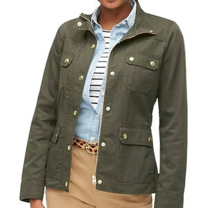 J. Crew Army Green Downtown  Field Jacket